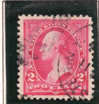 2 Cents – George Washington, carmine