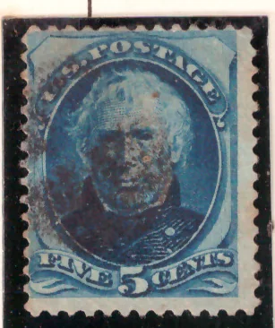 5 Cents – Zachary Taylor (blue, variety A)