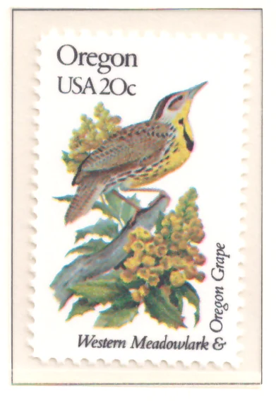 1982 State Birds and Flowers – Oregon