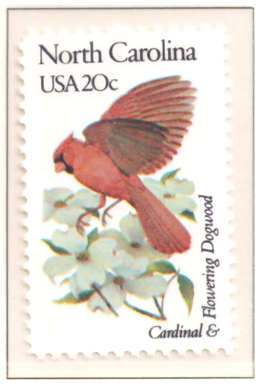 1982: State Birds and Flowers (Nord-Carolina)