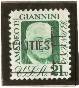 Amadeo P. Giannini – Prominent Americans