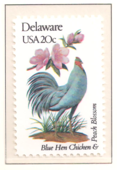 1982 State Birds and Flowers – Delaware