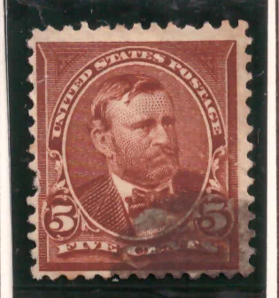 5 Cents – Ulysses S. Zuschuss, rotbraun