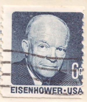 Dwight D. Eisenhower – 6c booklet single
