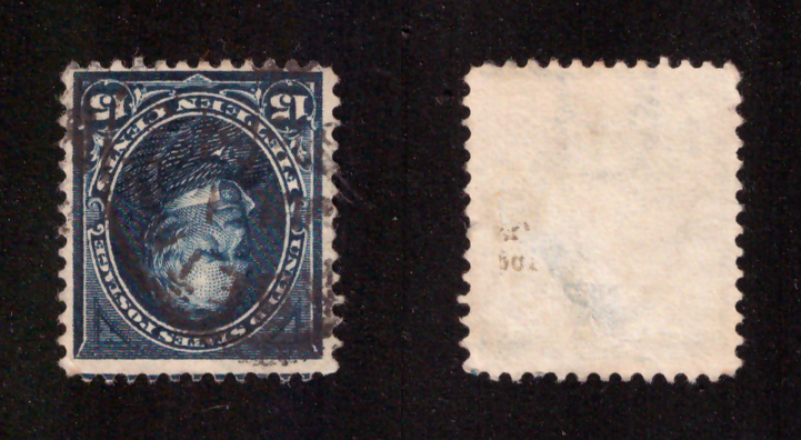 15 Cents – Henry Clay, indigo