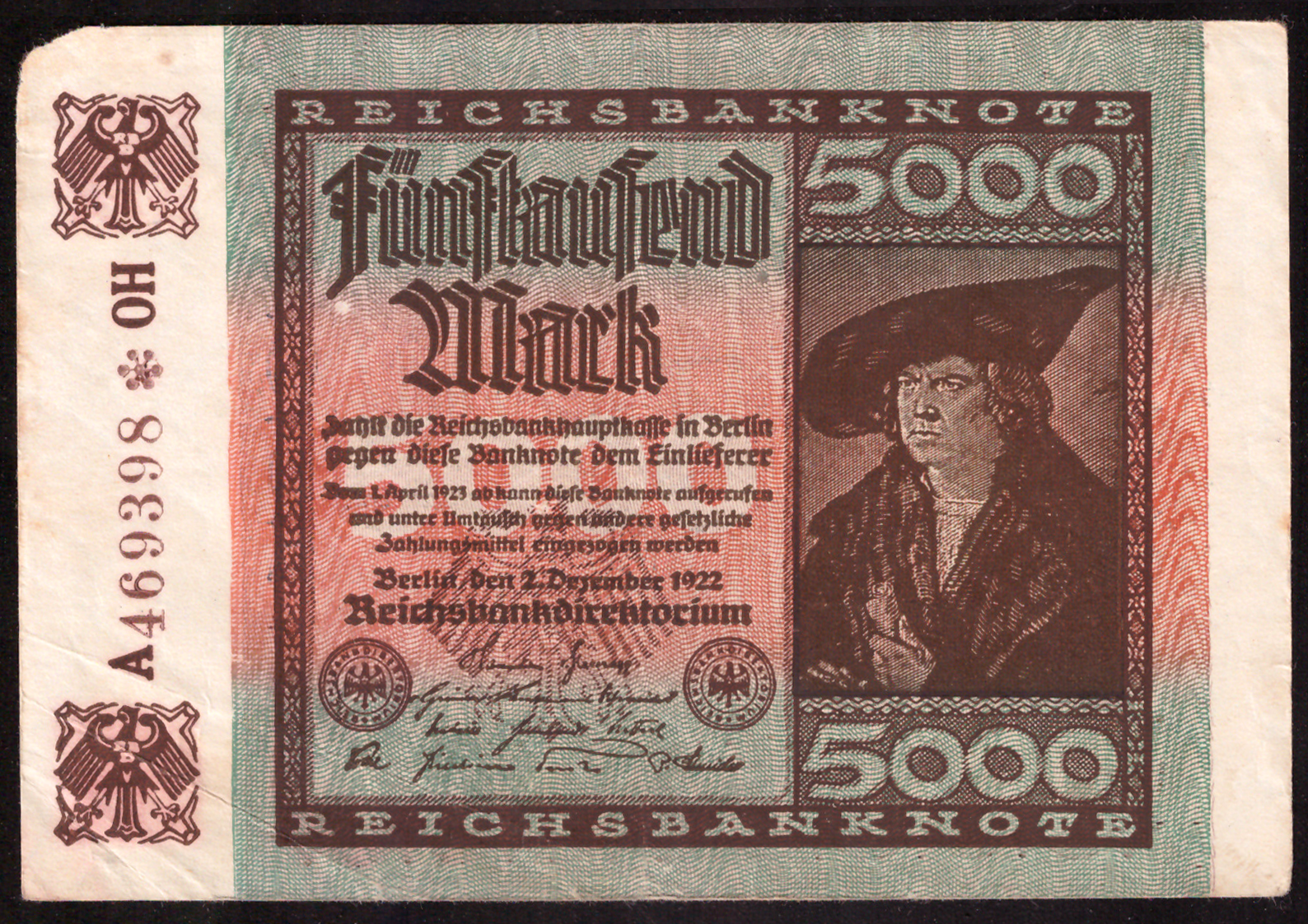 5000 Mark – Reichsbanknote