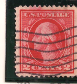 2 Cents – George Washington, carmine