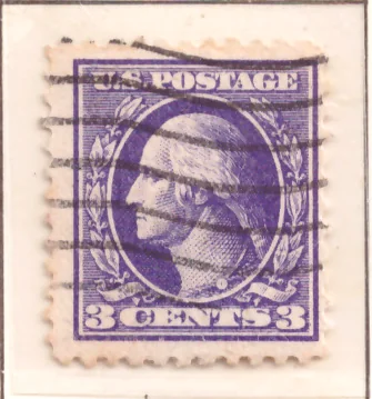 3 Cents – George Washington, Washington–Franklin