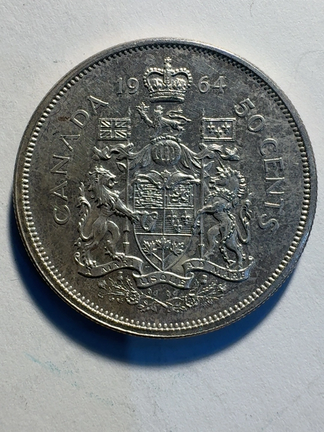 Canadian Half Dollar – Coat of Arms
