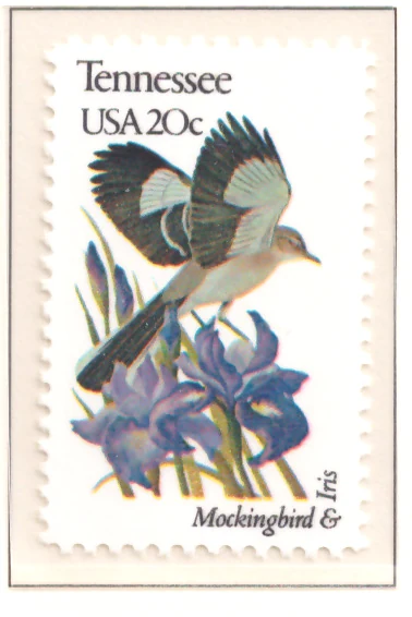 1982 State Birds and Flowers – Tennessee