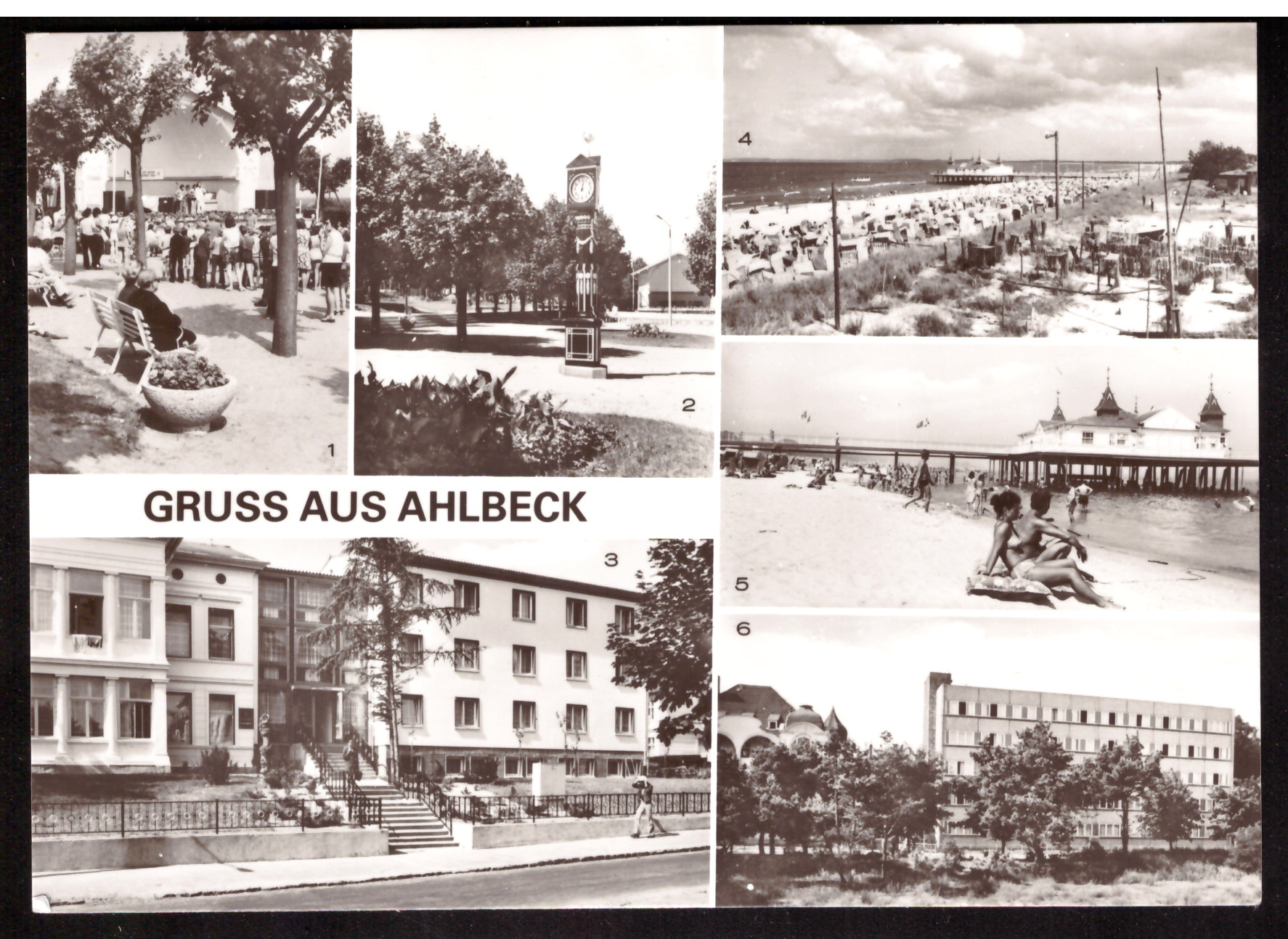 Greetings from Ahlbeck on the Baltic Sea