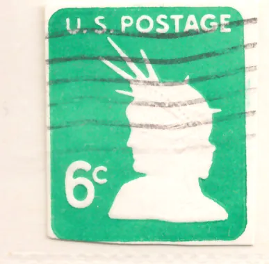 Liberty Head stamped envelope indicium