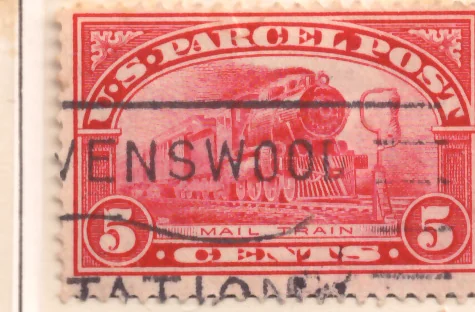 U.S. Parcel Post – Mail Train and Mail Bag