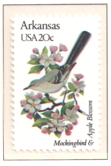 1982 State Birds and Flowers – Arkansas