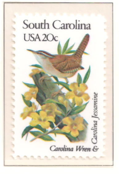 1982 State Birds and Flowers – South Carolina