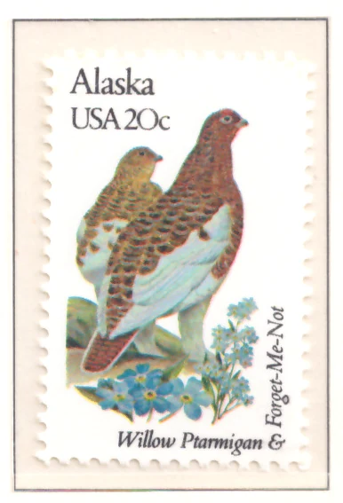 1982 State Birds and Flowers – Alaska