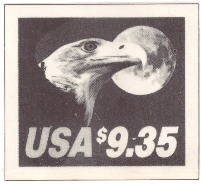 1983 Eagle and Moon Express Mail booklet single