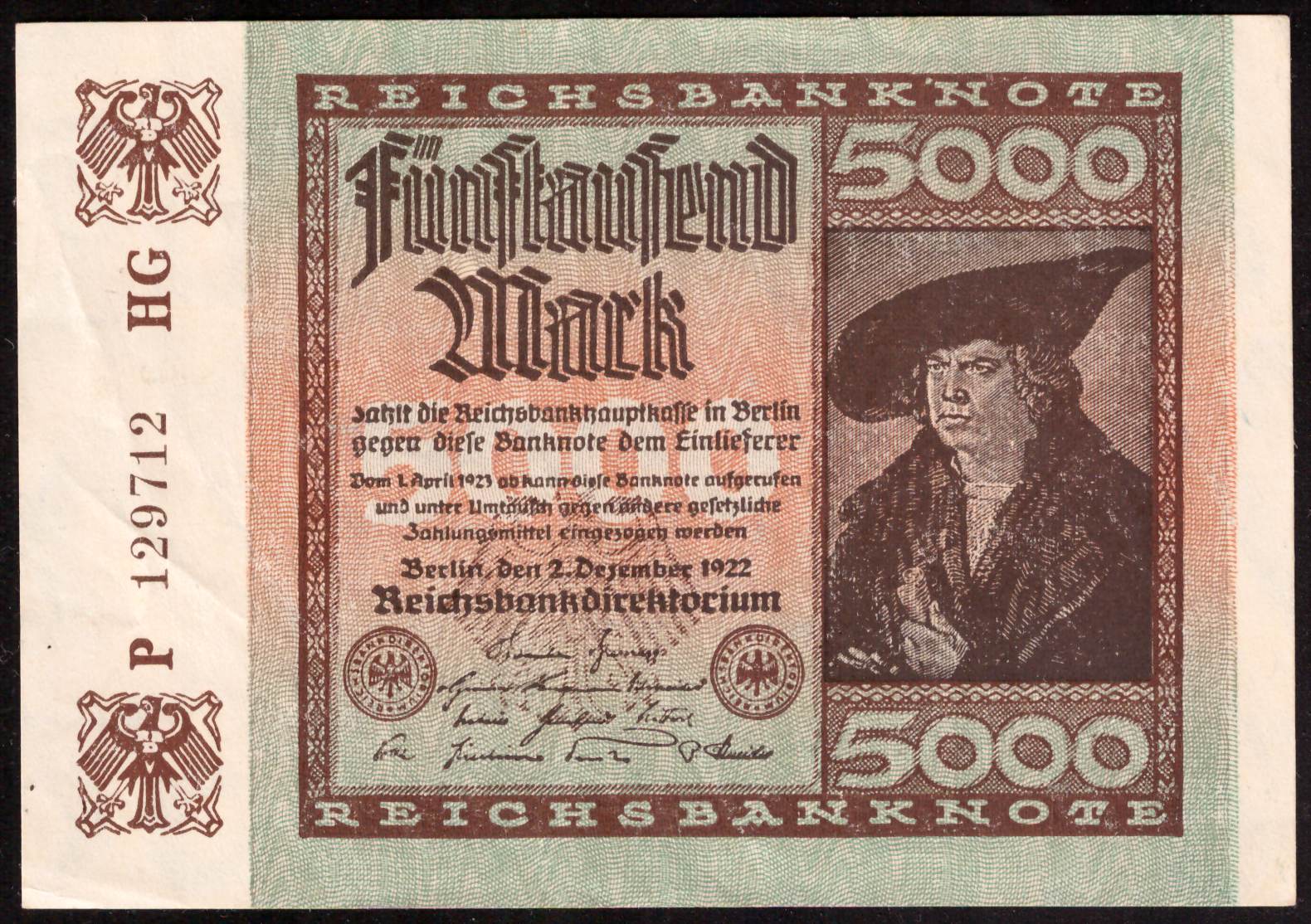 5000 Mark – Reichsbanknote