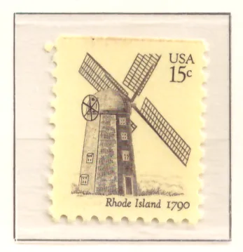Amerikanische Windmühlen - Rhode Island 1790