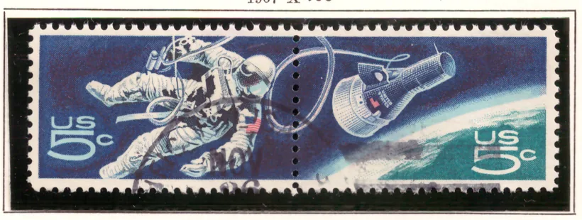 Accomplishments in Space – Se-tenant Pair