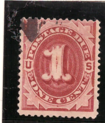 U.S. Postage Due – Large Numeral