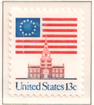Flag over Independence Hall